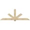 Ekena Millwork Kennewick Rough Sawn Timber Gable Bracket, Douglas Fir, 96"W x 36"H x 6"D x 6"F, 9/12 Pitch GBW096X36X0606KEN00RDF - alternate 1